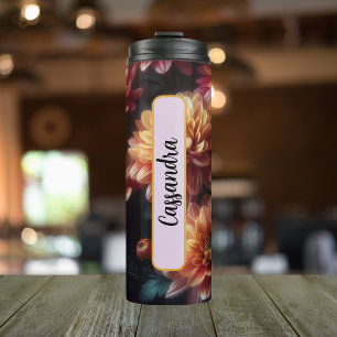 Geburtsmonat Blume November Personalisiert 16 oz Thermosbecher