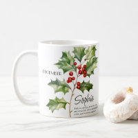Geburtsmonat Dezember Blume Personalisiert