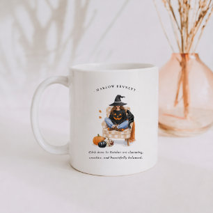 Geburtsmonat Oktober Mädchen Monogramm Kaffeetasse