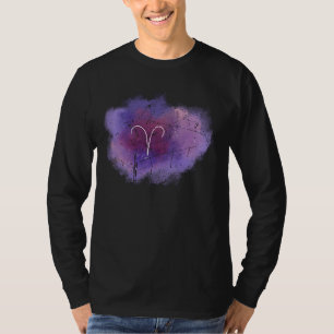 Geburtsmonat Symbol Astrologie Aries Zodiac Sign M T-Shirt