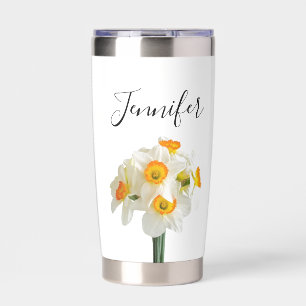 Geburtsmonatsblume Dez- Du bist- personalisiert  Thermobecher