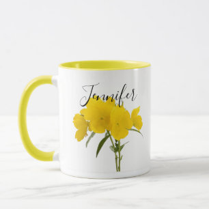 Geburtsmonatsblume-Februar personalisiert Tasse
