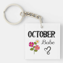 Geburtsmonatskeyring für Mädchen / Frauen