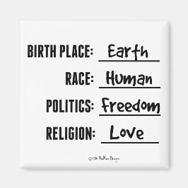 GEBURTSORT ERDMAGNET MAGNET