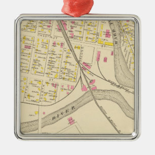 Geburtsort von Dover Ward 2-3 Ornament Aus Metall