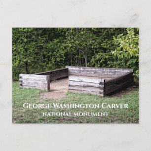 Geburtsort von George Washington Carver, Denkmal Postkarte
