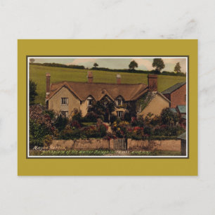 Geburtsort von Sir Walter Raleigh, Hayes Barton Postkarte