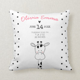 Geburtsstaten Kinderzimmer Throw Kissen Moderne Gi