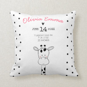 Geburtsstaten Kinderzimmer Throw Kissen Moderne Gi