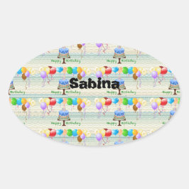 Geburtsstempel und Aufkleber