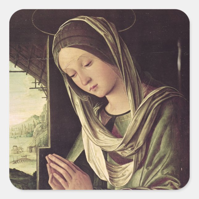 Geburtsstunde, c.1490 quadratischer aufkleber (Vorderseite)