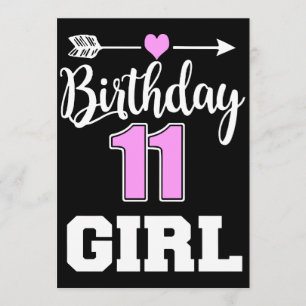 Geburtstag, 11. Geburtstag, T - Shirt Ankündigung