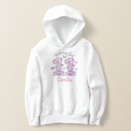 Geburtstag 11 Schmetterling Custom Designs Hoodies
