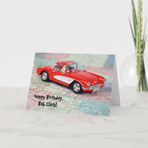 Geburtstag 1957 Korvette auf Karte