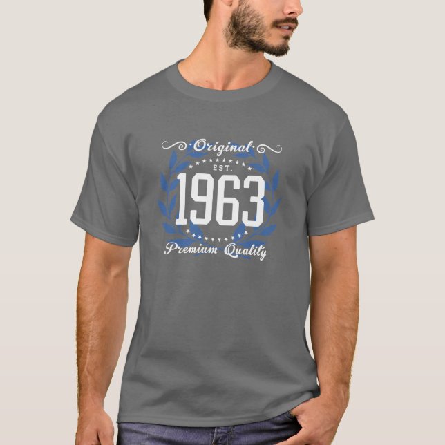 Geburtstag 1963 T-Shirt (Vorderseite)
