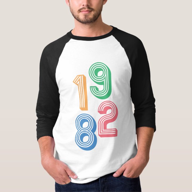 Geburtstag - 1982 - 40. Geburtstag T - Shirt (Vorderseite)