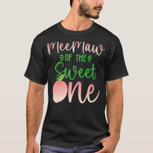 Geburtstag 1 Pfirsichfrüchte 1. Sommerfrucht T-Shirt