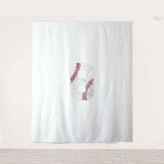 Geburtstag 2014 8. 8 Jahre altes Baseball-Geschenk Wandteppich