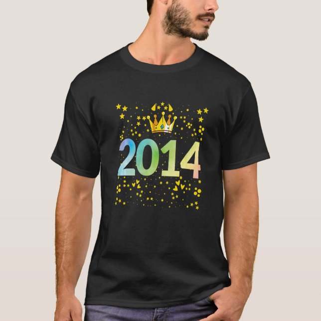 Geburtstag 2014 Jahrestag 1 T-Shirt (Vorderseite)