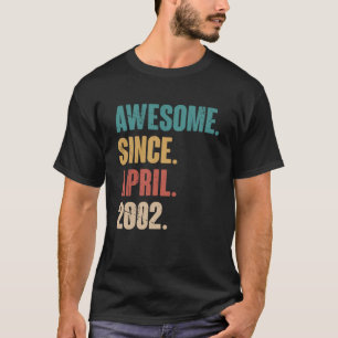 Geburtstag 21. Dekoration April 21 Jahre alt Vinta T-Shirt