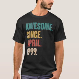 Geburtstag 24. Dekoration 24. April 24 Jahre alter T-Shirt