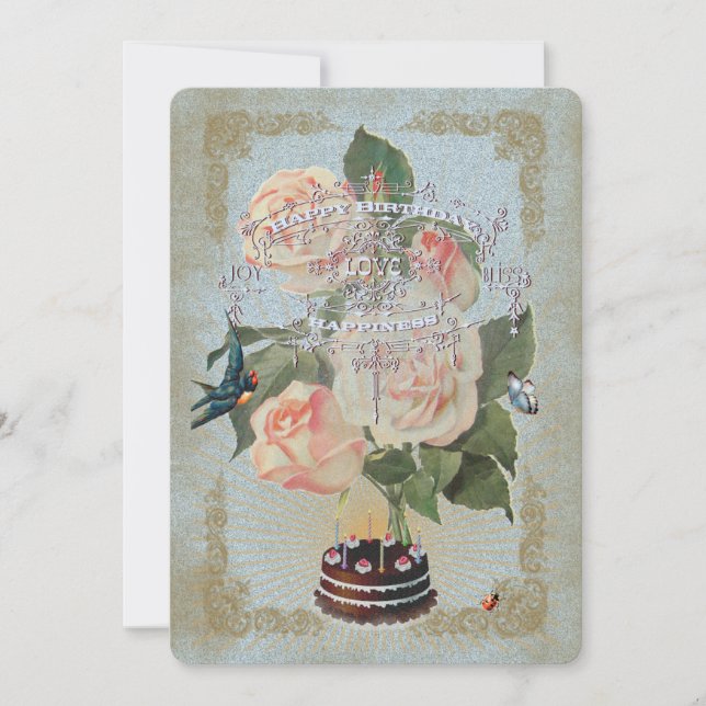 Geburtstag 2 - Einladungskarte Einladung (Vorderseite)