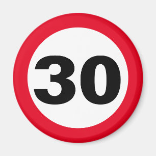 Geburtstag 30 magnet