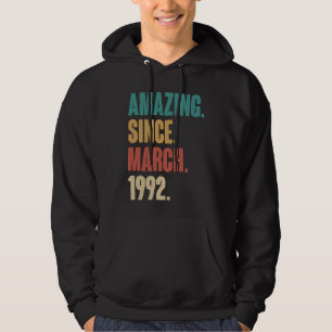 Geburtstag 31. Dekoration Phantastisch seit März 1 Hoodie