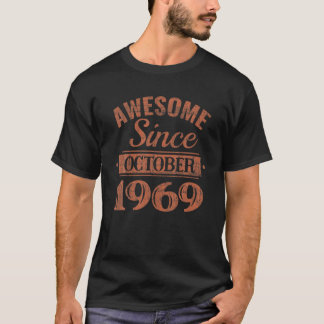 Geburtstag 365 Phantastisch Seit Oktober 1969 Gebu T-Shirt