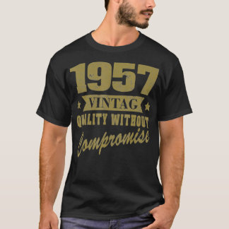 Geburtstag 365 Vintage 1957 Geburtstagsgeschenk Un T-Shirt