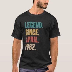 Geburtstag 41. Dekoration April 41 Jahre alter Vin T-Shirt