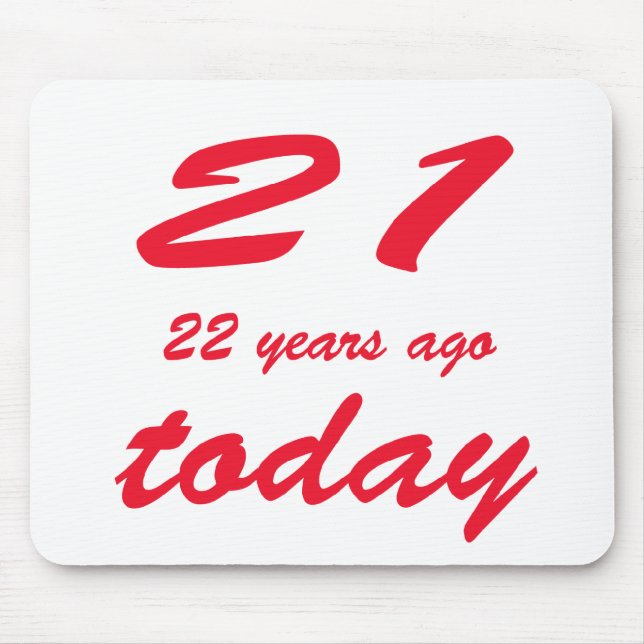 Geburtstag 43 mousepad (Vorne)