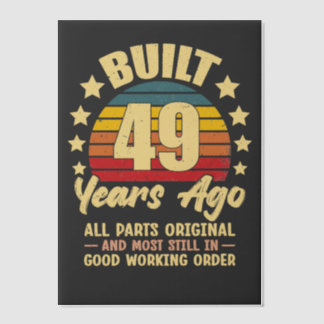 Geburtstag 49 Vintage - Erbaut vor 49 Jahren Lusti