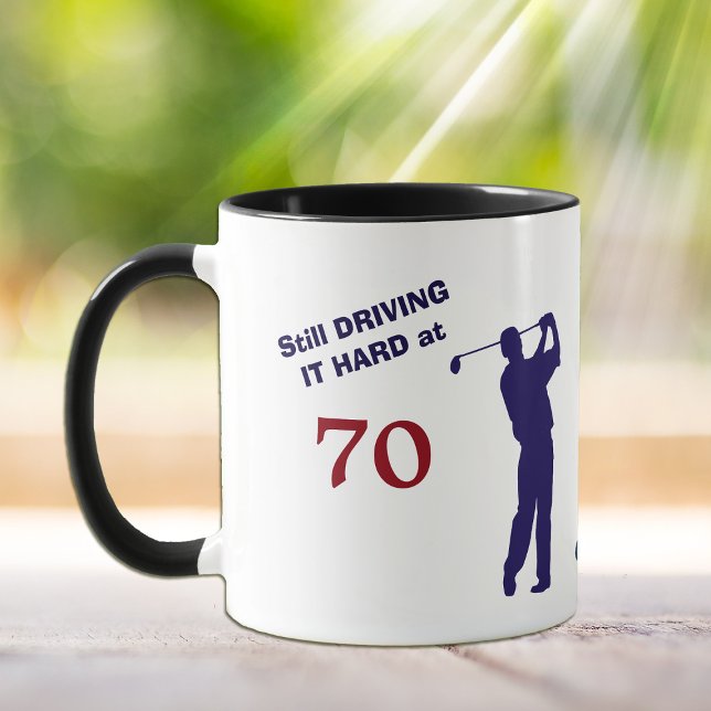 Geburtstag 70 Golfer Tasse (Von Creator hochgeladen)