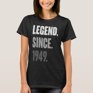 Geburtstag 74. Dekoration 74 Jahre alt Vintag 19 T-Shirt