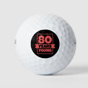 Geburtstag 80 Jahre Junge 80. Funny Gift Idea Golfball