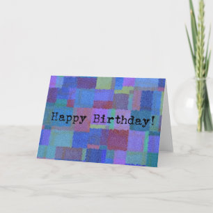 Geburtstag Abstrakt Karte