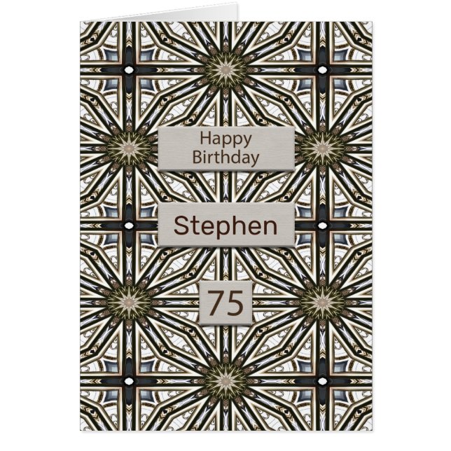 Geburtstag Abstrakt Mandala Design (Vorne)