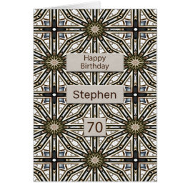 Geburtstag Abstrakt Mandala Design