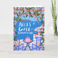 Geburtstag Alles Gute Geburtstagskarte mit Blick