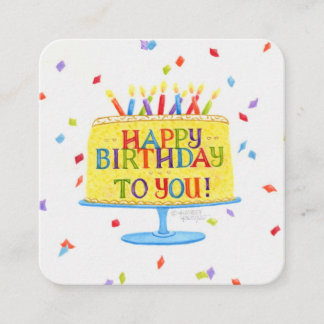 Geburtstag Alles Gute zum Geburtstag für Sie Torte Begleitkarte