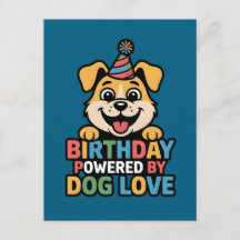 Geburtstag angetrieben von Hunde-Liebe-Design