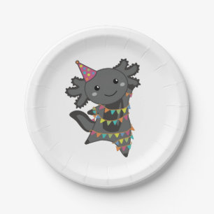 Geburtstag Axolotl Garland Erwachsene Tuch Maske Pappteller