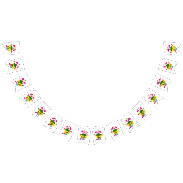 Geburtstag Axolotl Wimpelkette (Alle)