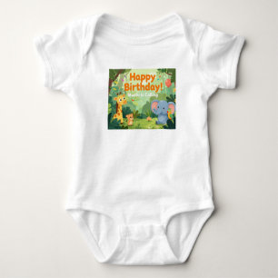Geburtstag Baby Strampler