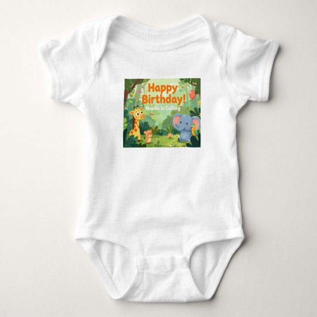  Geburtstag Baby Strampler (Vorderseite)