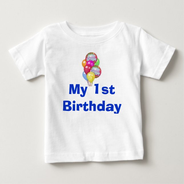Geburtstag Baby T-shirt (Vorderseite)