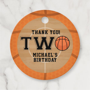 Geburtstag, Basketball Geschenkanhänger