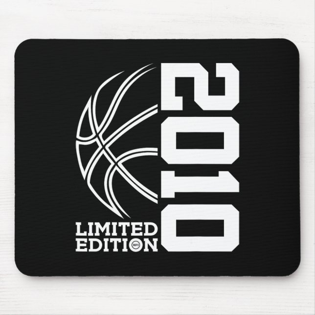 Geburtstag Basketball Limited Edition 2010 Mousepad (Vorne)