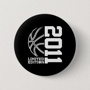 Geburtstag Basketball Limited Edition 2011 Button